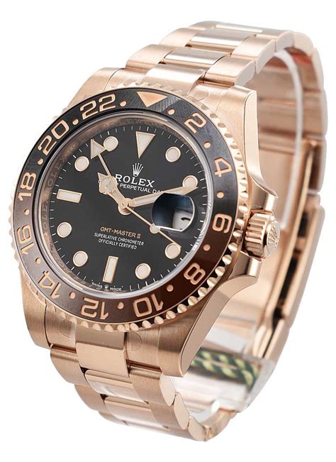 rolex gmt rose gold price.